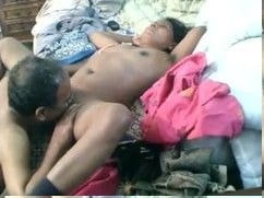 Indian wife gets her pussy sucked before fucking