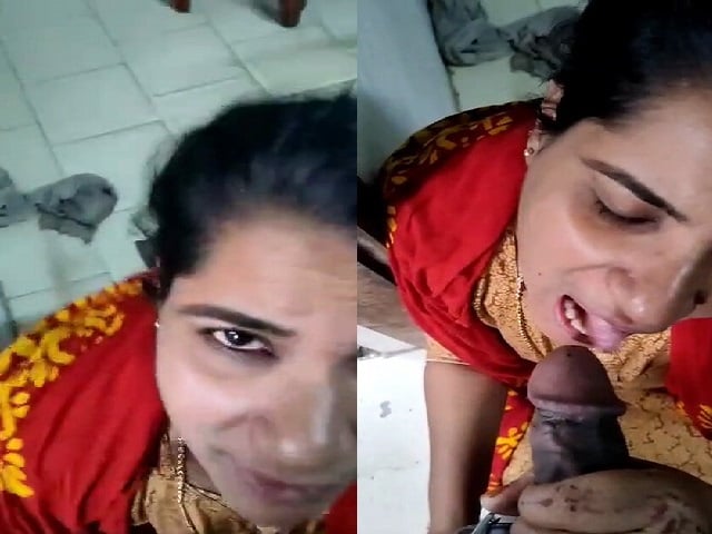 Horny bhabhi sucking thick dick of Devar viral sex
