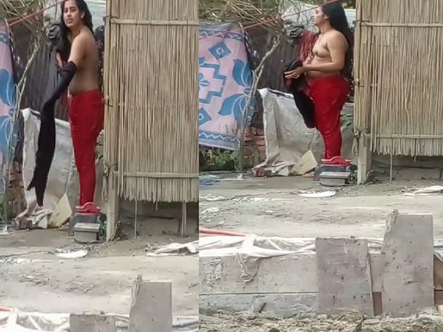 Neighbor girl nude bath caught on viral hidden cam