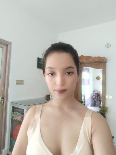 Big round melons showing horny Indian college babe