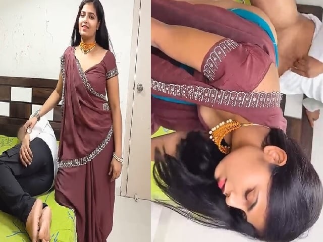 Indian porn bhabhi handjob blowjob and hardcore sex