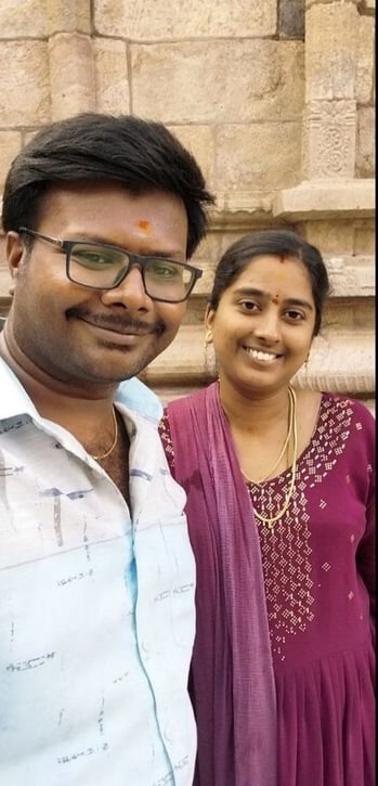 Tamil wife nude hugging husband and pussy fingering